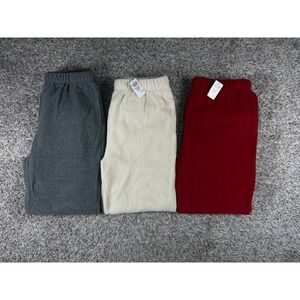 Lot 3 Vintage Foot Locker Sweatpants XL Fleece Track Pants Y2K Athletic Joggers